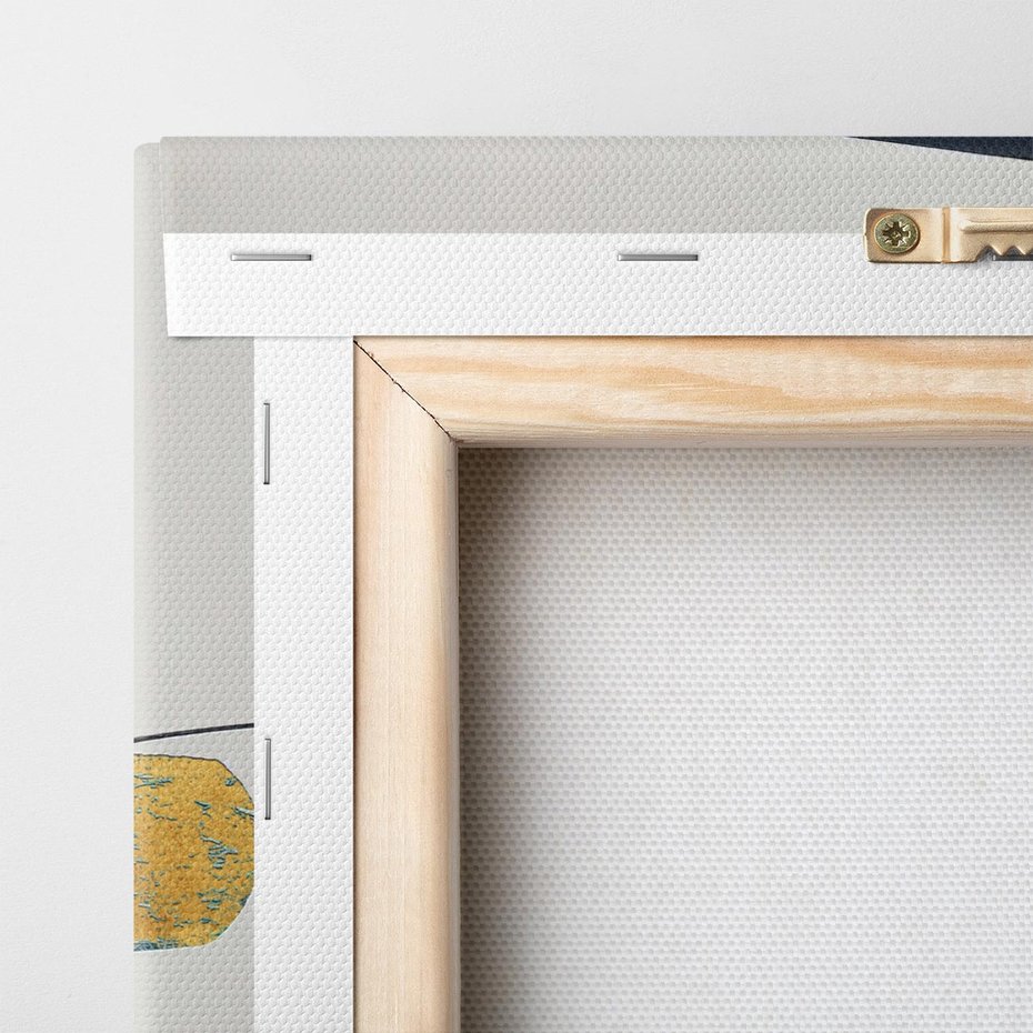 Obraz na płótnie 30x30 - Złoto Granatu - abstrakcyjne plamy koloru, złoto