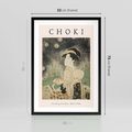 Plakat w ramie 50x70 - Sztuki Choki w Twoim Domu - reprodukcja, rycina - rama czarna
