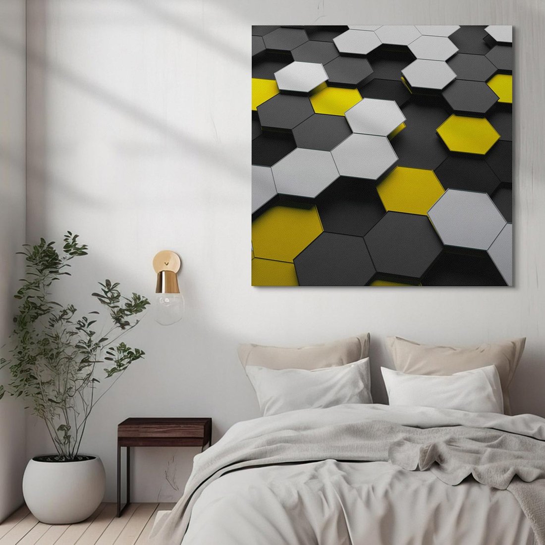 Obraz na płótnie 50x50 - Wymiar abstrakcji - 3D, abstrakcja