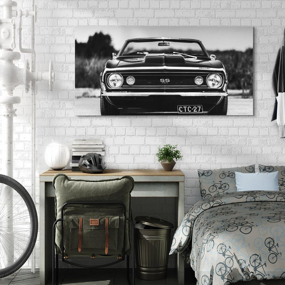 Obraz na płótnie 120x60 - Samochód Retro - Muscle Car - samochód, retro