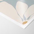 Plakat bez ramy 21x30 - Pastelowe Marzenia Kwiatów - kwiaty, nowoczesne i minimalistyczne