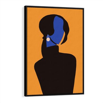 Obraz w ramie 70x100 - Transformacja Form - sztuka nowoczesna, plakat - rama czarna