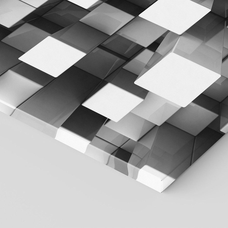 Obraz na płótnie 100x50 - Abstrakcyjne światy: 3D w kwadratach - 3D, abstrakcja