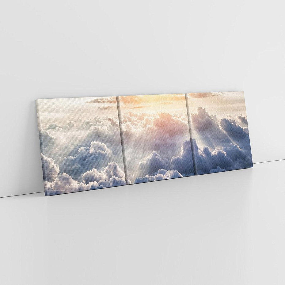 Obraz na płótnie 120x40 - Inspirujące widoki - niebo, słońce