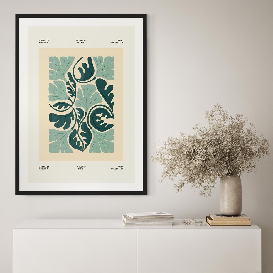 Plakat bez ramy 40x50 - Podróżne Impresje - roślinne motywy, ornamenty