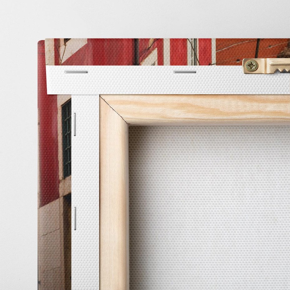 Obraz na płótnie 30x30 - Urok tramwaju w Lizbonie - Lizbona, tramwaj