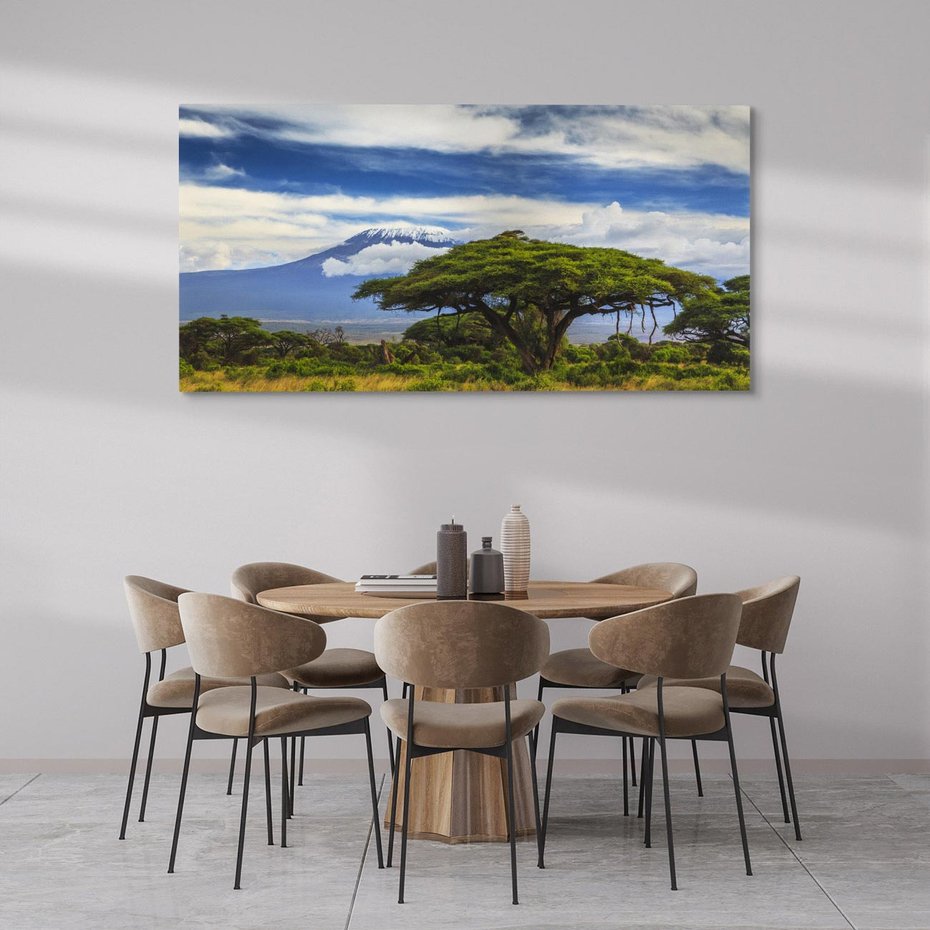 Obraz na płótnie 120x60 - Afrykańska magia - Afryka, Kenia