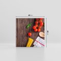 Obraz na płótnie 60x60 - "Spaghetti: Sztuka kulinarna na płótnie - spaghetti, makaron