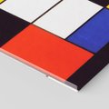 Obraz na płótnie 70x100 - Kompozycja A (1920), Piet Mondrian - Reprodukcja - reprodukcja, obraz na płótnie