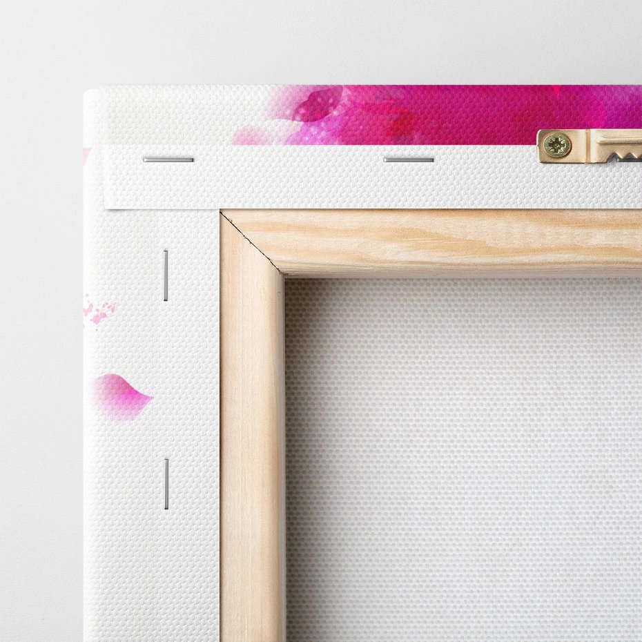 Obraz na płótnie 150x50 - Kwiaty abstrakcji - abstrakcja, kwiaty