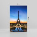 Obraz na płótnie 80x120 - Wieża Eiffla w Innej Odsłonie - wieża, Eiffla