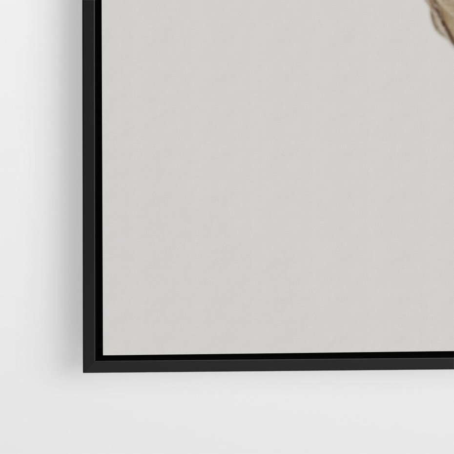 Obraz w ramie 100x70 - Suszone piękno - susz, suche - rama czarna