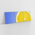 Obraz na płótnie 120x40 - Cytryna Żywa Energia - cytryna, owoce