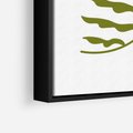 Obraz w ramie 50x70 - Rytmy Chaosu - roślina, gałązka - rama czarna