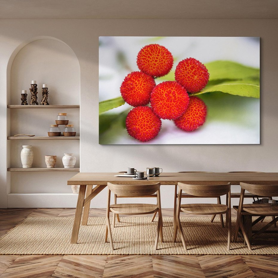 Obraz na płótnie 120x80 - Liczi Owoce - liczi, owoce