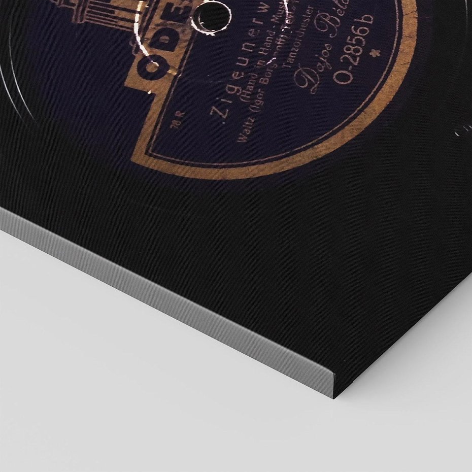 Obraz na płótnie 100x70 - Płyta Vinyl - Muzyka Retro - płyta, vinyl