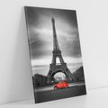 Obraz na płótnie 70x100 - Elegancja Wieży - wieża, Eiffla