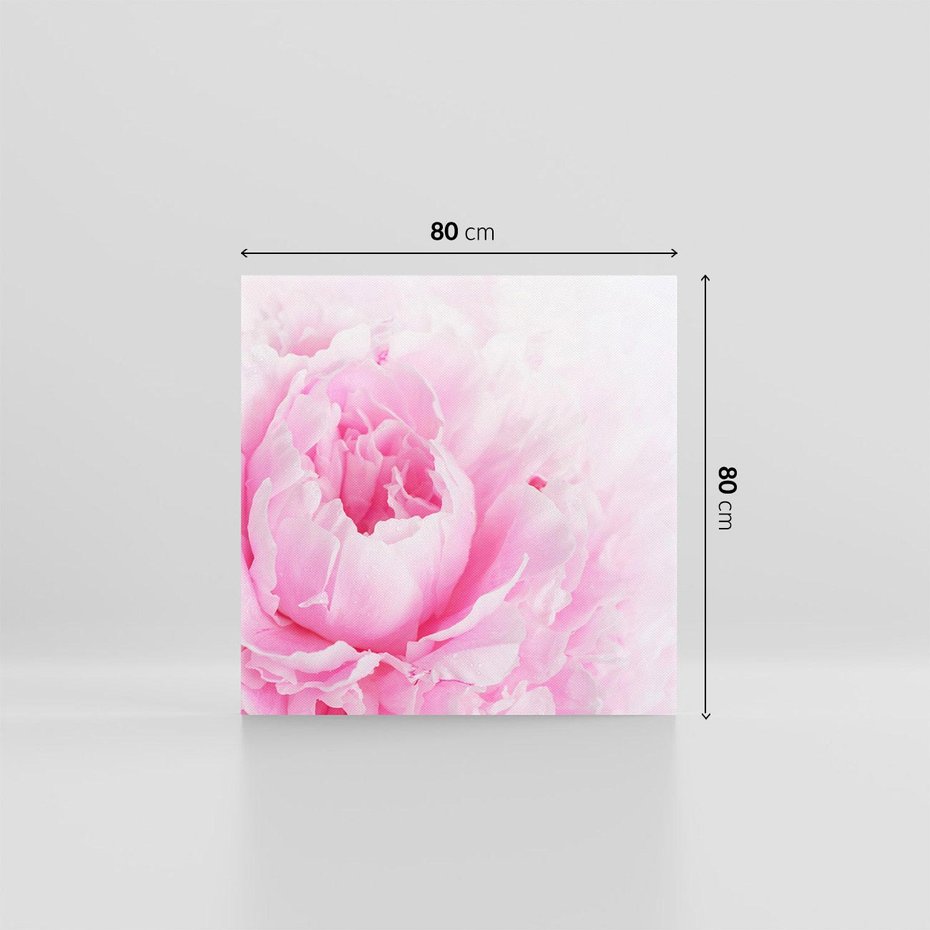 Obraz na płótnie 80x80 - Kwiatowa harmonia - kwiaty