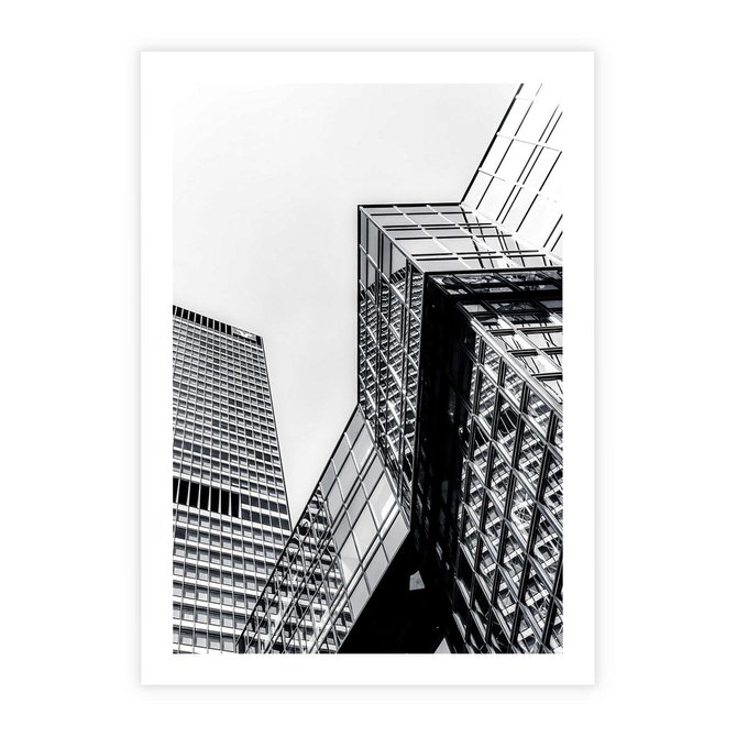 Plakat bez ramy 21x30 - Fotografia Wieżowców - architektura, budynki