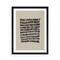 Plakat w ramie 50x70 - Echa Zapomnianych Wymiarów - nowoczesna sztuka, plakat - rama czarna
