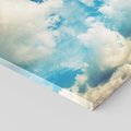 Obraz na płótnie 40x40 - Niebiańska Przestrzeń: Chmury na Horyzoncie - niebo, chmury