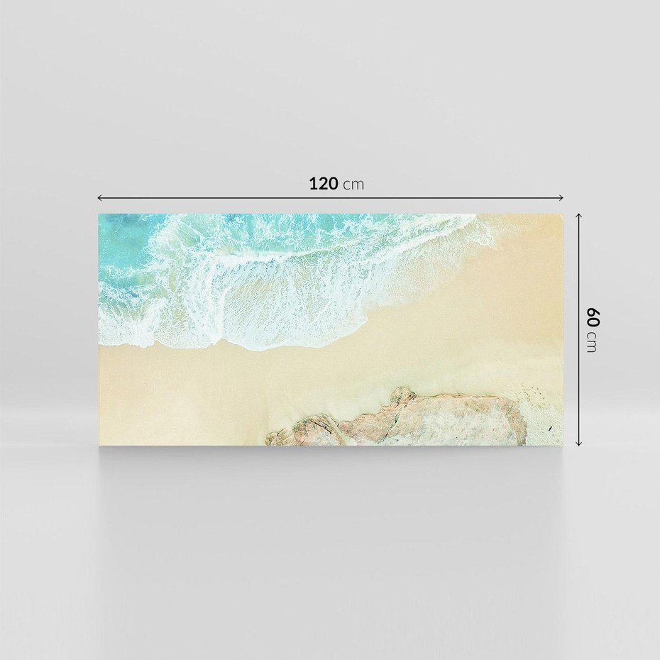 Obraz na płótnie 120x60 - Turkusowe Skrzydła - morze, plaża