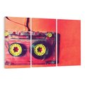 Obraz na płótnie 120x80 - Kaseta - Muzyka Retro - kaseta, muzyka