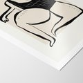 Plakat bez ramy 30x40 - Szkic Kobiety w Czerni i Bieli - grafika, modern