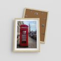 Plakat w ramie 30x40 - Londyńska budka telefoniczna - budka, telefoniczna - rama drewno