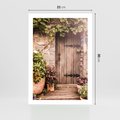 Plakat bez ramy 21x30 - Wyjątkowy Klimat - drzwi, stare