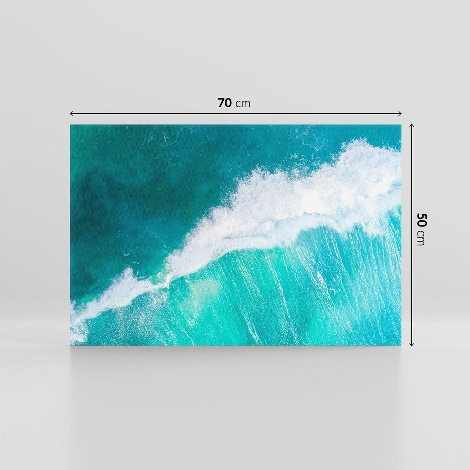 Obraz na płótnie 70x50 - Siła i Spokój - morze, ocean