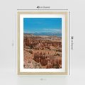 Plakat w ramie 40x50 - Wielki Kanion - wielki kanion, krajibraz - rama drewno