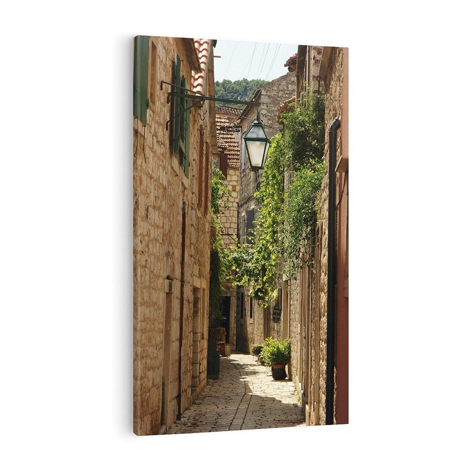 Obraz na płótnie 70x100 - Urokliwa włoska uliczka - włoska, uliczka