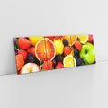 Obraz na płótnie 150x50 - soczysta symfonia smaków - owoce, jabłka
