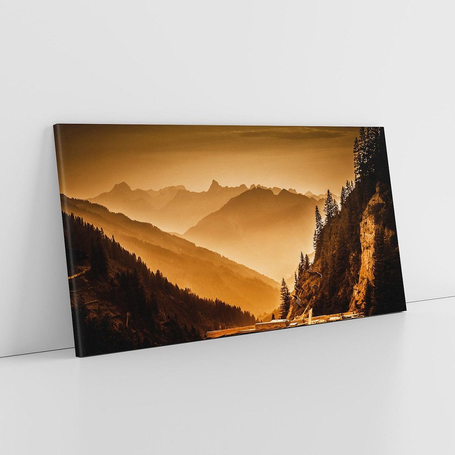 Obraz na płótnie 120x60 - Góry w krajobrazie - góry, krajobraz