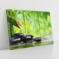 Obraz na płótnie 120x80 - Spokój w bambusowym SPA - bambus, SPA