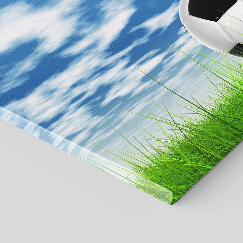 Obraz na płótnie 80x120 - Piłkarska Pasja - piłka, nożna