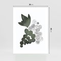Plakat bez ramy 30x40 - Grono Abstrakcji - minimalistyczny plakat, winogrona