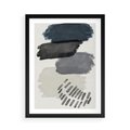 Plakat w ramie 50x70 - W Stylu Akwareli - nowoczesny plakat, abstrakcja - rama czarna