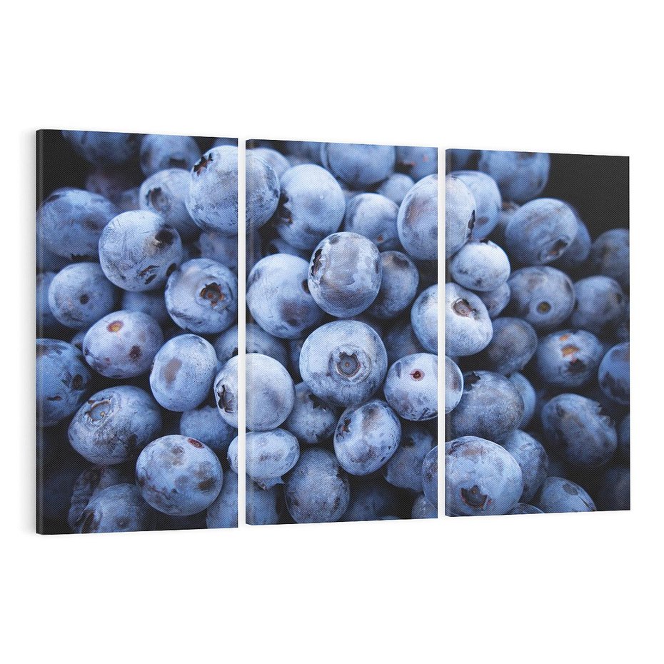 Obraz na płótnie 120x80 - Borówki Leśna Harmonia - borówki, owoce