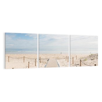 Obraz na płótnie 120x40 - Ścieżka na plaży - plaża, ścieżka