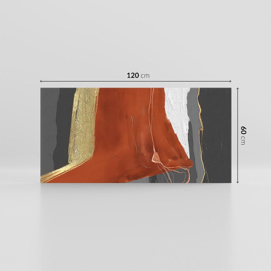 Obraz na płótnie 120x60 - Abstrakcyjna impresja - abstrakcja, nowoczesny