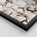 Zestaw obrazy w ramie 50x70 galeria - Morze, muszla, zachód, słońca - rama czarna