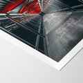 Plakat bez ramy 30x40 - Nieskończoność Przestrzeni - korytarz, perspektywa