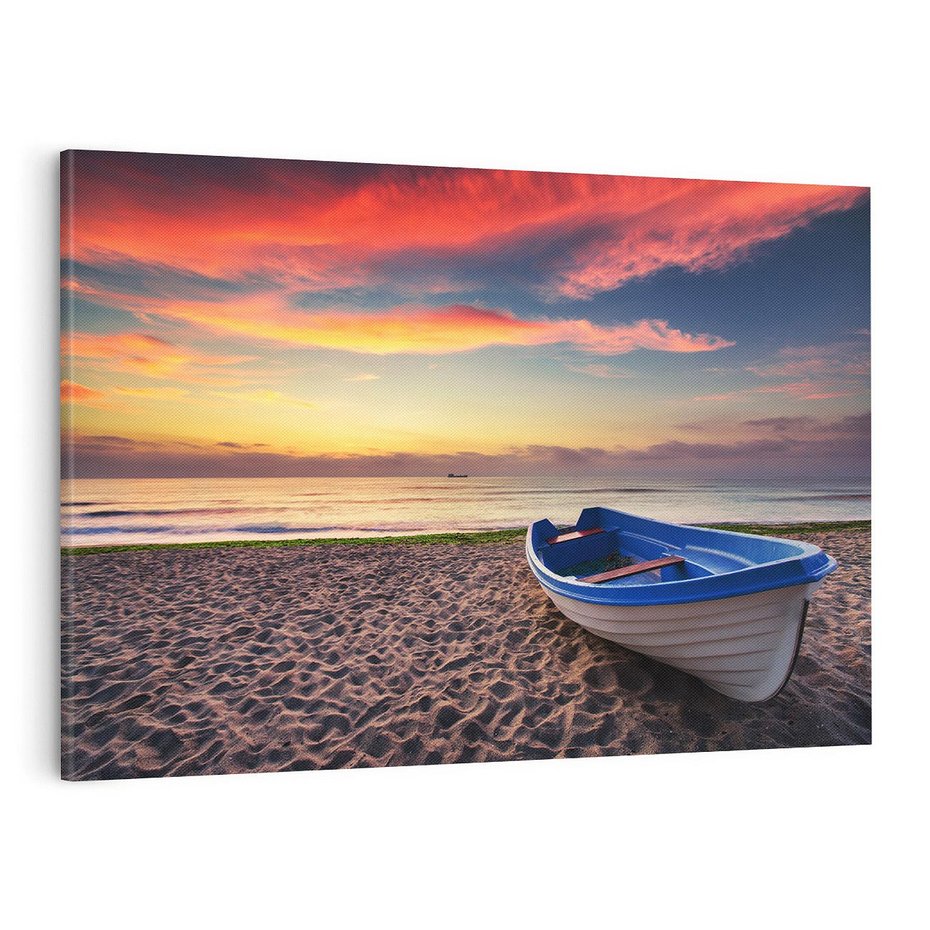 Obraz na płótnie 70x50 - Spokój nad morzem - morze, plaża