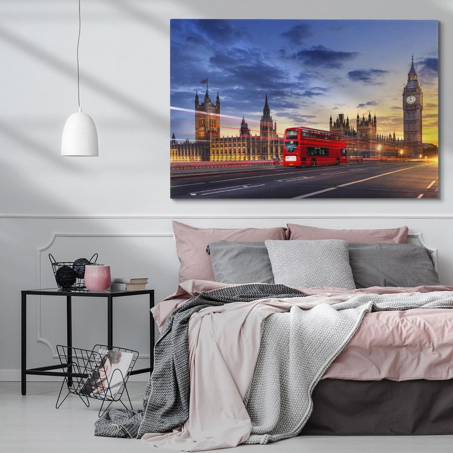 Obraz na płótnie 70x50 - Big Ben - ikona Londynu - Londyn, Big Ben