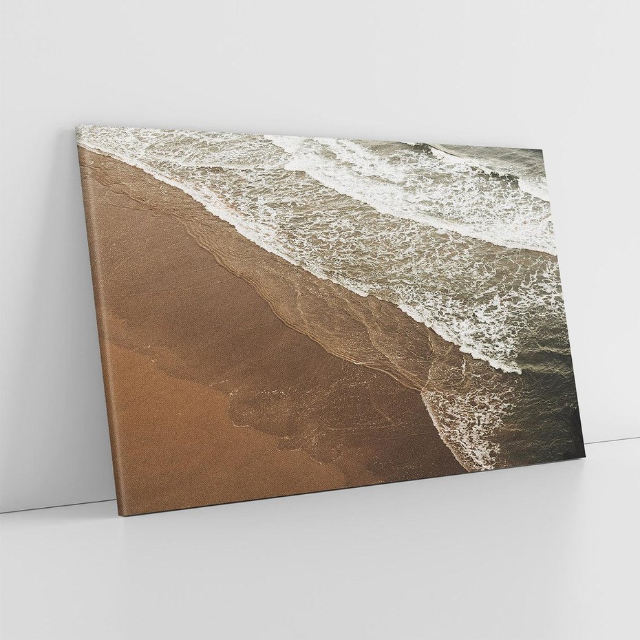 Obraz na płótnie 100x70 - Spokój nad plażą - plaża, morze