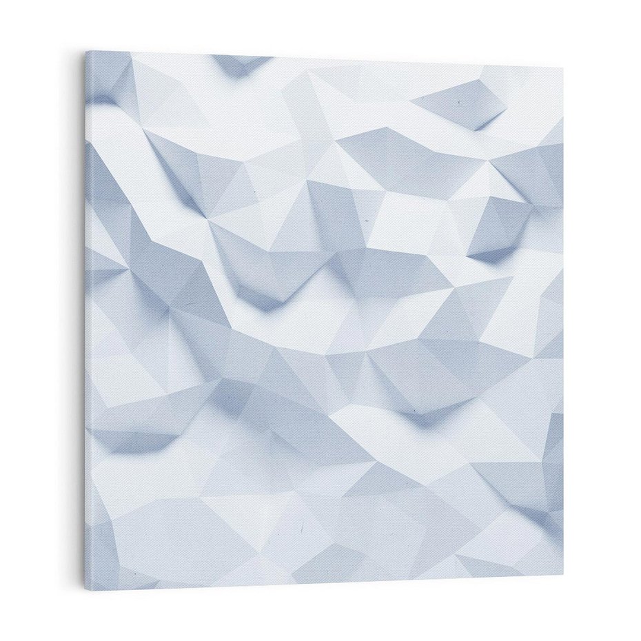 Obraz na płótnie 50x50 - Trójwymiarowa geometria - geometria, 3d