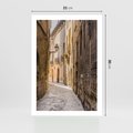Plakat bez ramy 21x30 - Perspektywa Uliczki - uliczka, perspektywa