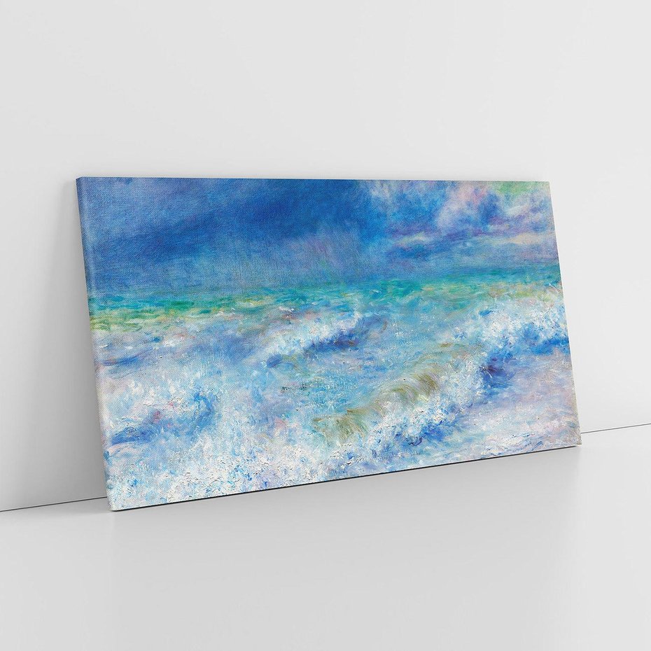 Obraz na płótnie 120x60 - "Seascape" (1897), Pierre-Auguste Renoir - Reprodukcja - reprodukcja, obraz na płótnie